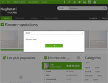 Tablet Screenshot of naghmati.mobilis.dz