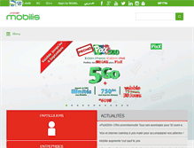 Tablet Screenshot of mobilis.dz